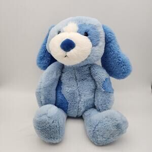 Kid Connection Blue Spotted Dog Plush 12" Long Ears Soft Fur Floppy Stuffed Toy